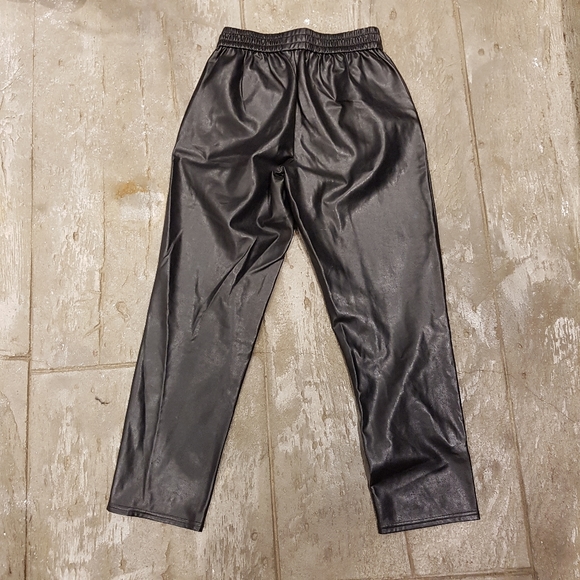 Aritzia Wilfred faux leather cropped pants - Picture 5 of 5
